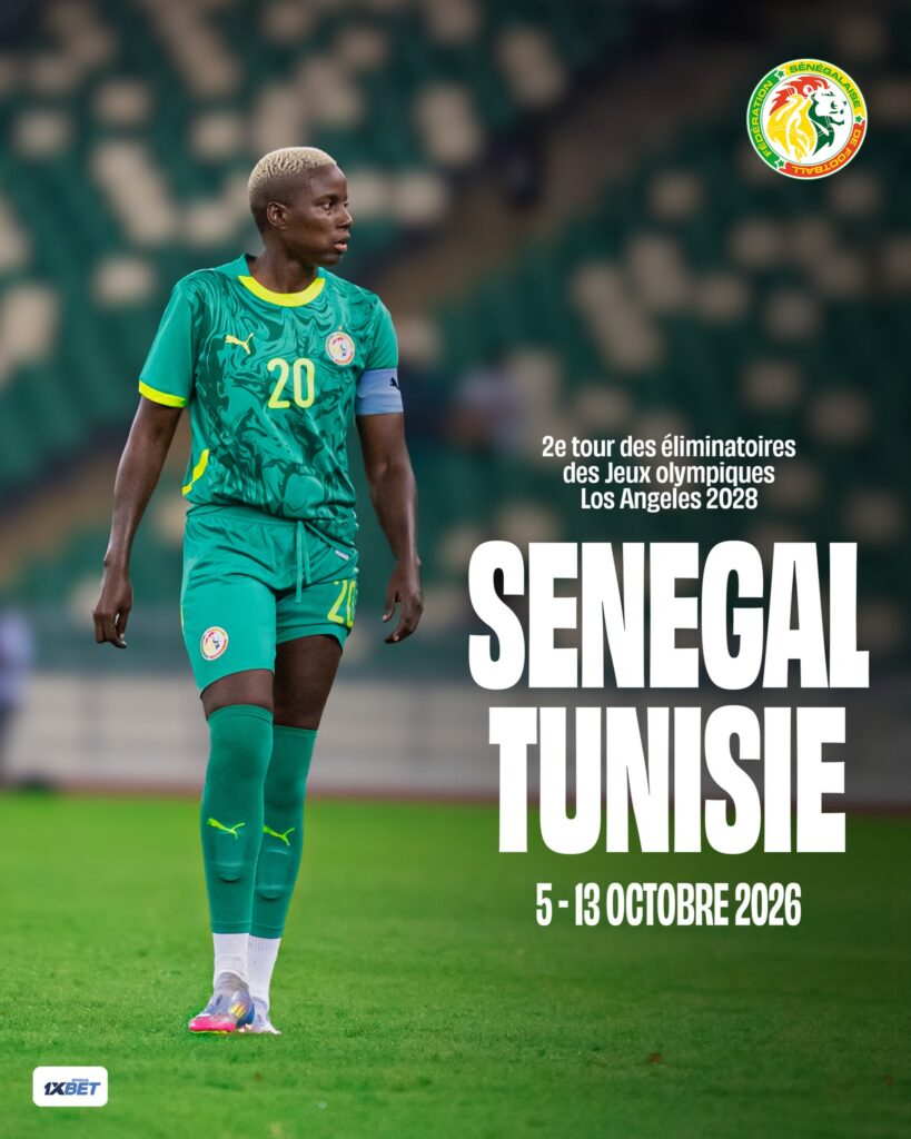 Senegal to face Tunisia in la28 women’s football Olympic qualifying tournament