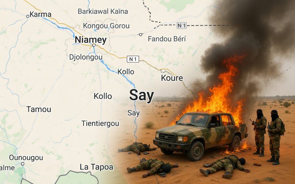 Deadly double assault by islamist group in western niger sparks security concerns