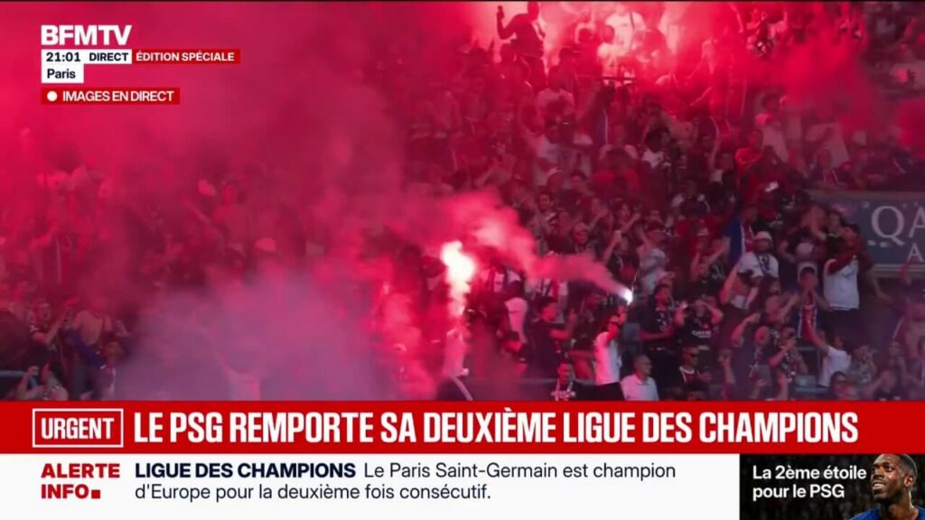 Paris celebrates as PSG secures Champions League glory