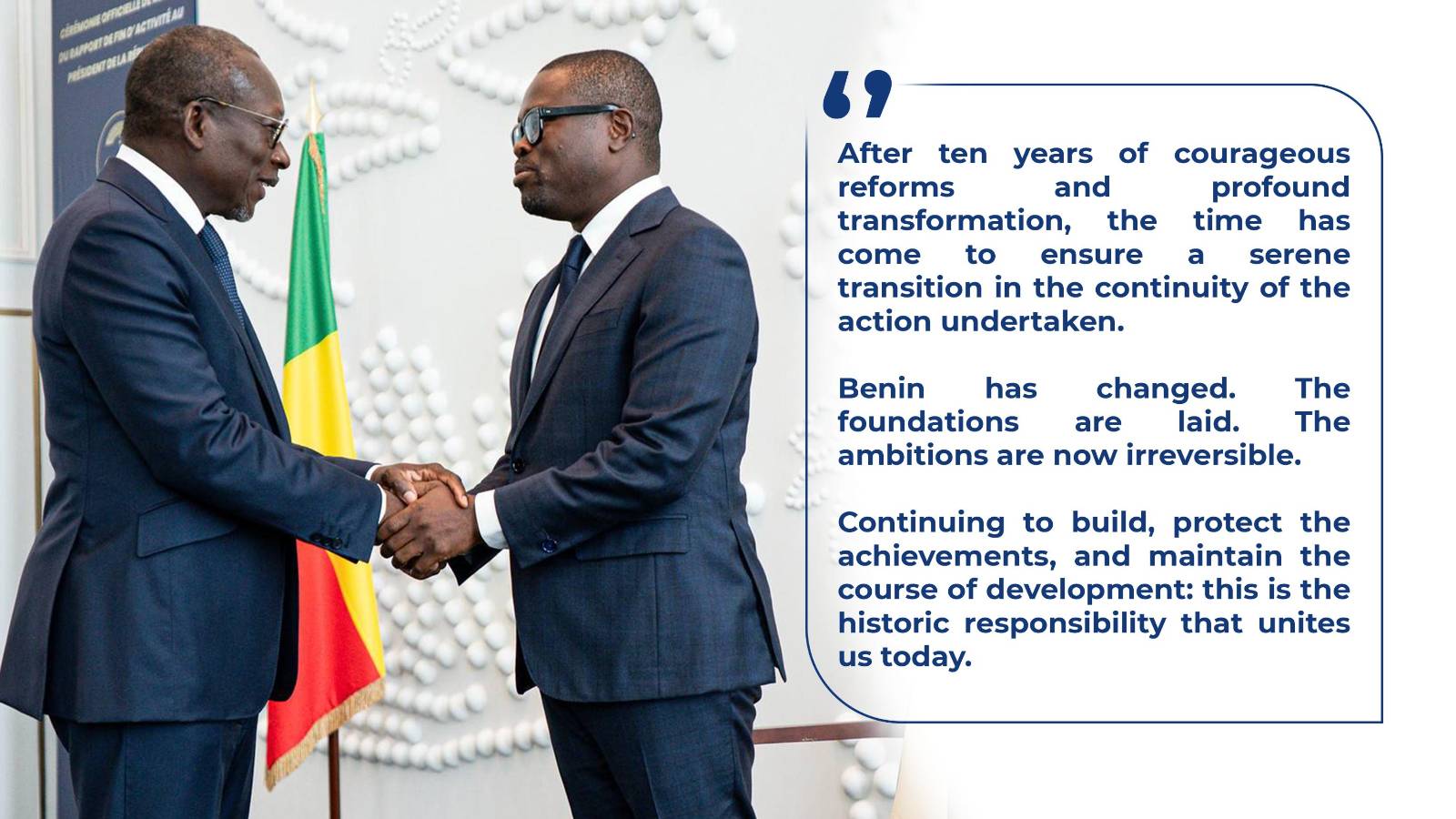Bénin: patrice talon bids farewell, charting the course for the wadagni era
