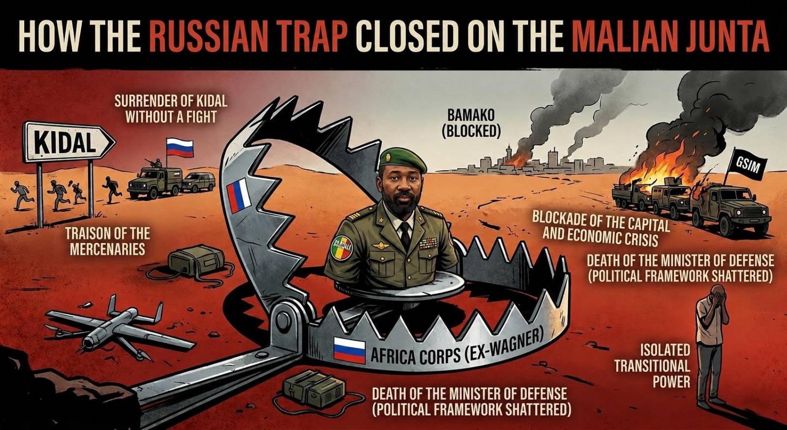 Mali’s junta faces collapse as Russian alliance falters