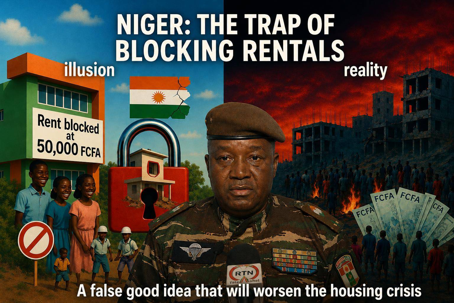 Niger’s military regime risks worsening housing crisis with rent controls
