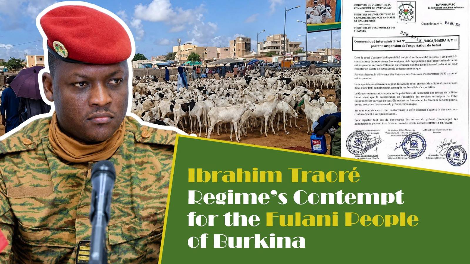 Burkina Faso: growing persecution of the Fulani amid security crackdown