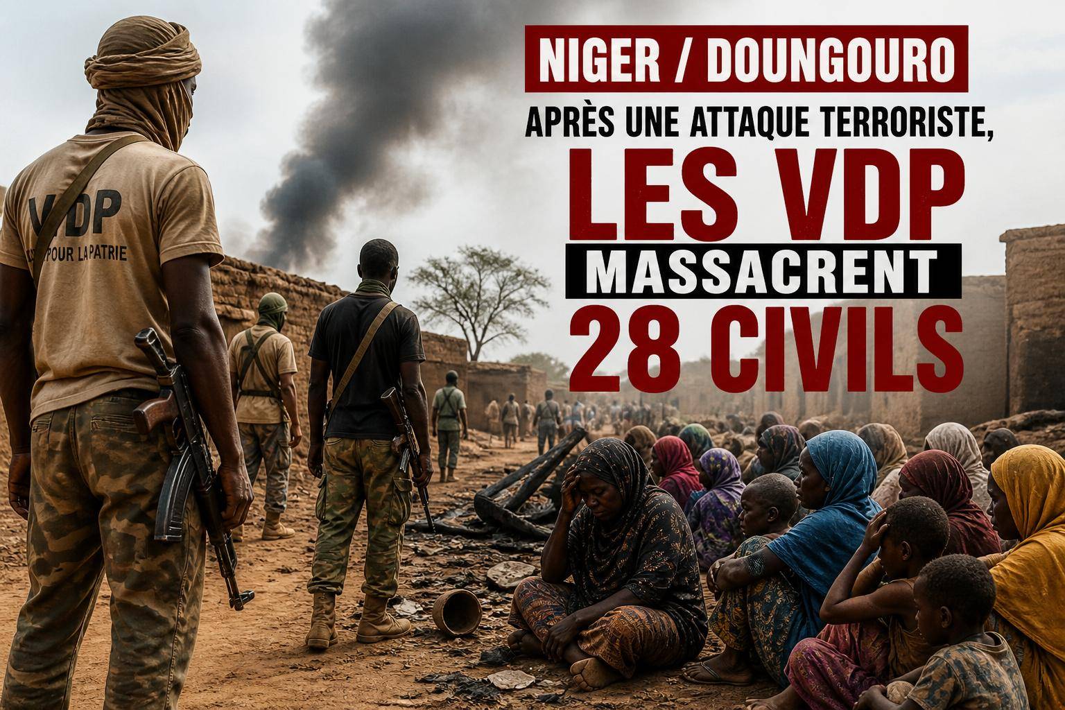 Niger’s doungouro tragedy: civilian deaths by state-backed militias after terrorist attack