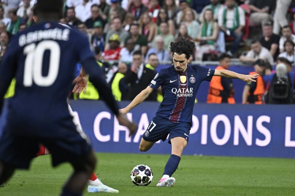 Vitinha named Champions League final man of the match as PSG secures historic double