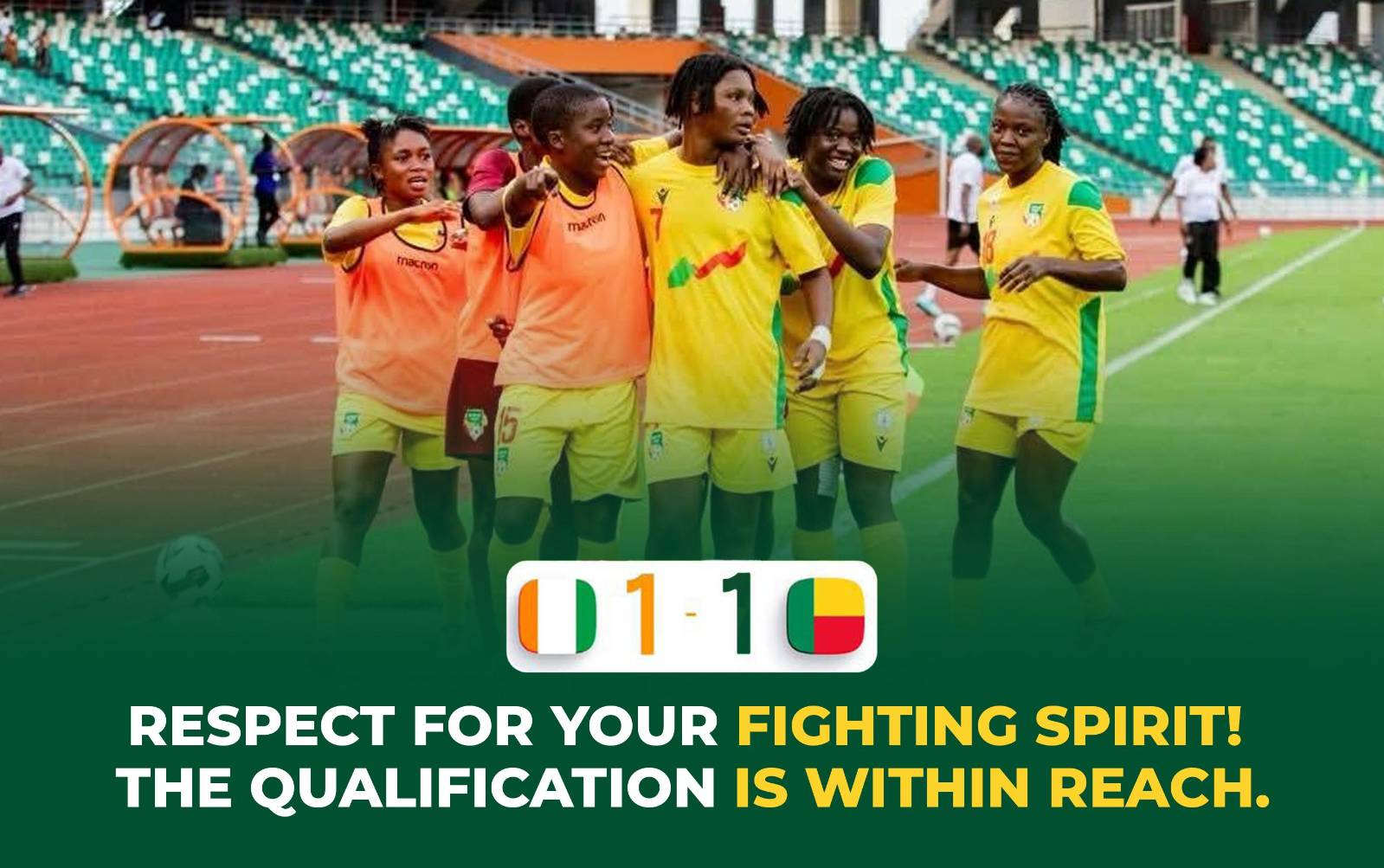 Bénin’s amazones u20 grab a crucial draw in Abidjan