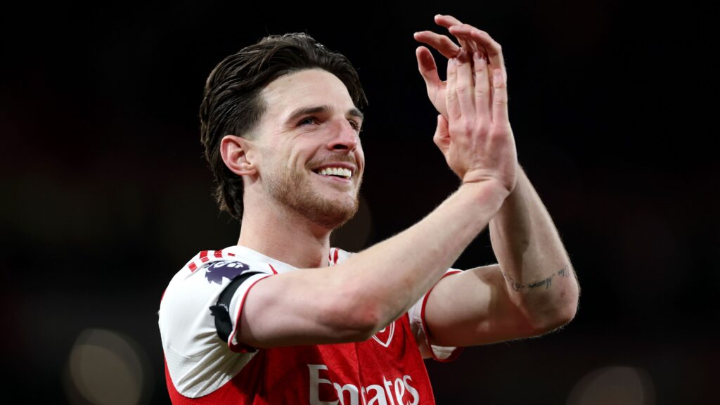 Declan Rice’s intense anxiety as Arsenal secured their first premier league title in 22 years