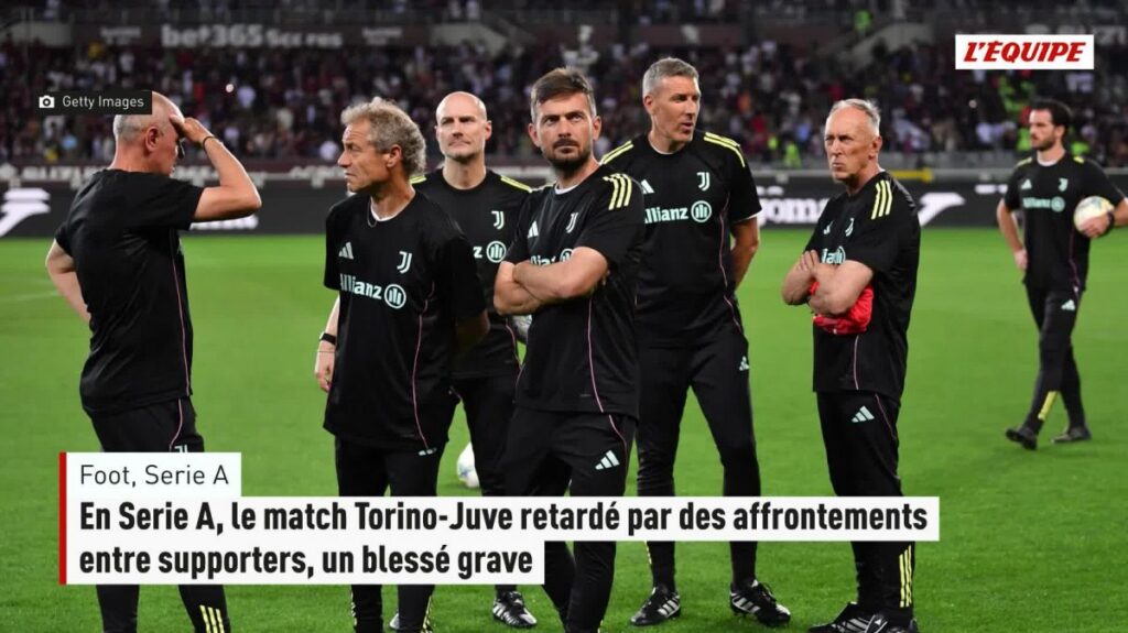 Turin derby postponed after violent clashes between juventus and torino fans