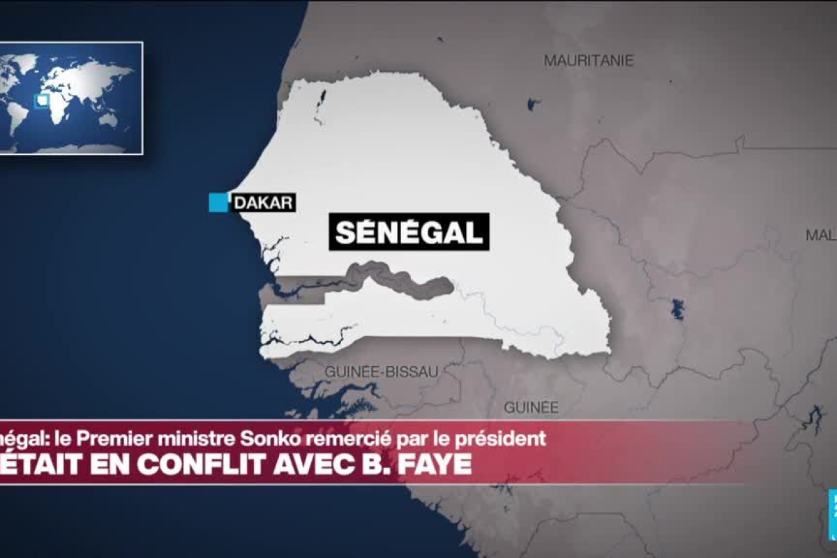 Sénégal: president Faye dismisses prime minister Ousmane Sonko