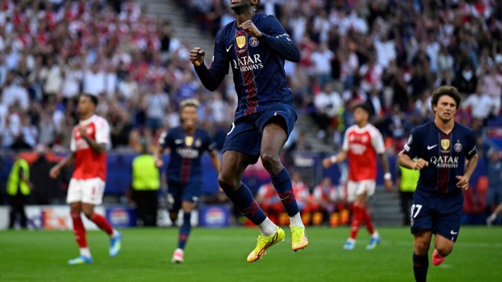 Psg arsenal match report: dembele’s dramatic equalizer keeps Paris in champions league final