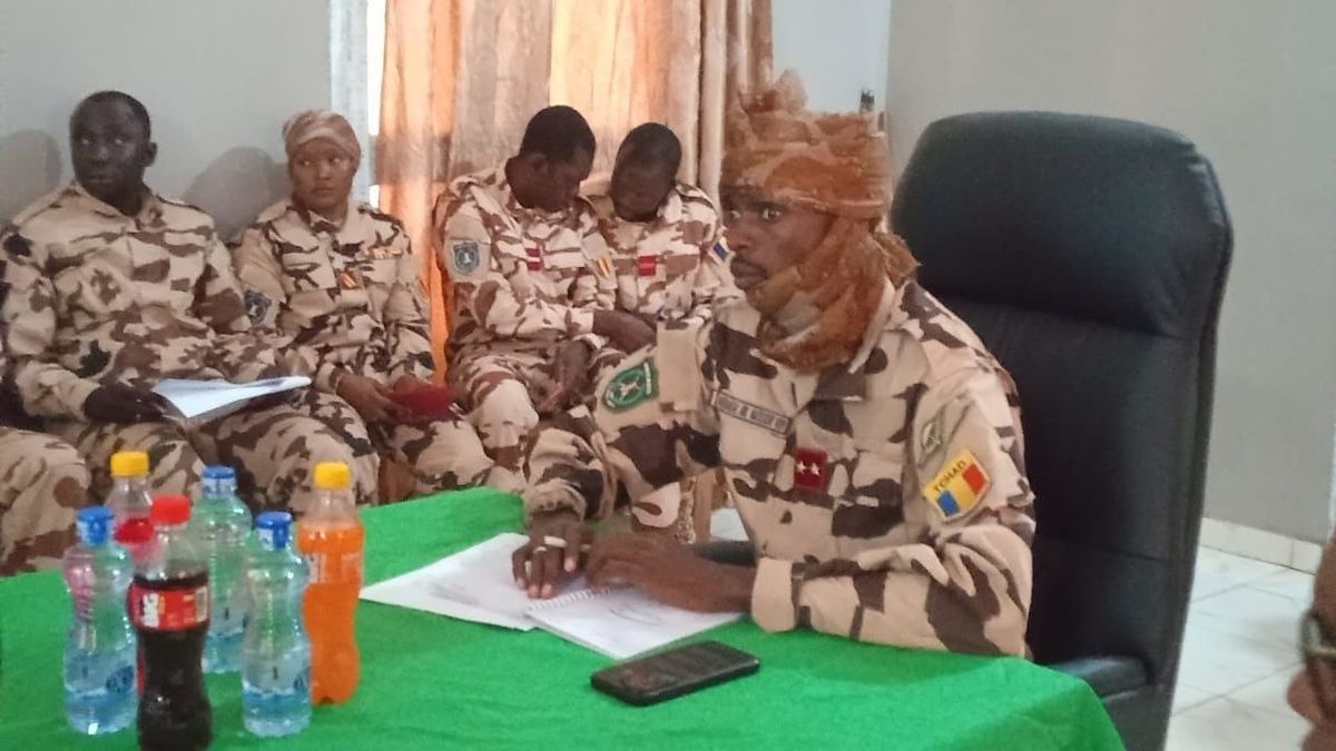 Tchad and Central African Republic joint military forces strengthening border security