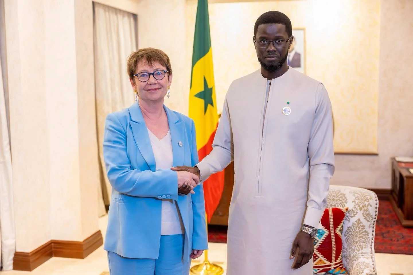 European bank delegation meets with Senegalese President Bassirou Diomaye Faye