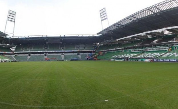 Weserstadion stadium during the Bundesliga match