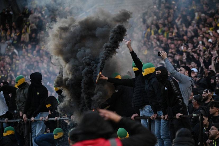 La Tribune Loire de la Beaujoire during Sunday's match against Toulouse