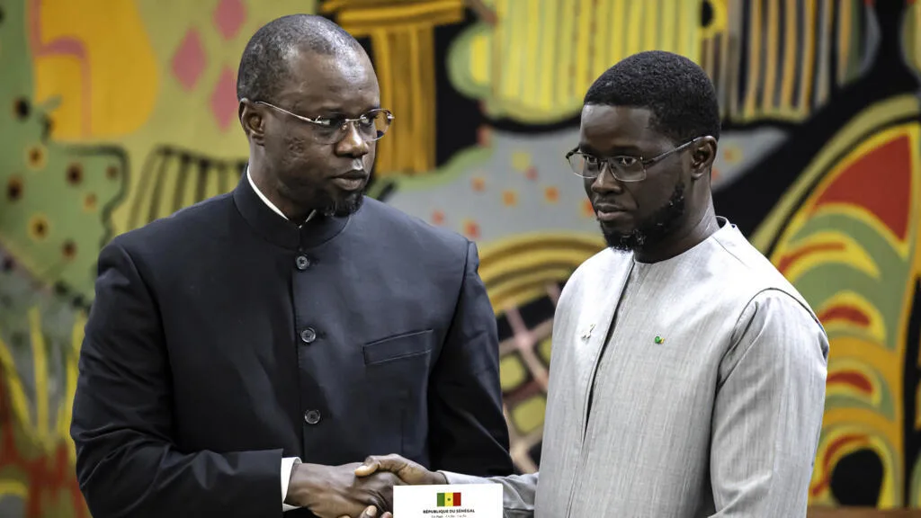 Senegal's President Bassirou Diomaye Faye during a public event