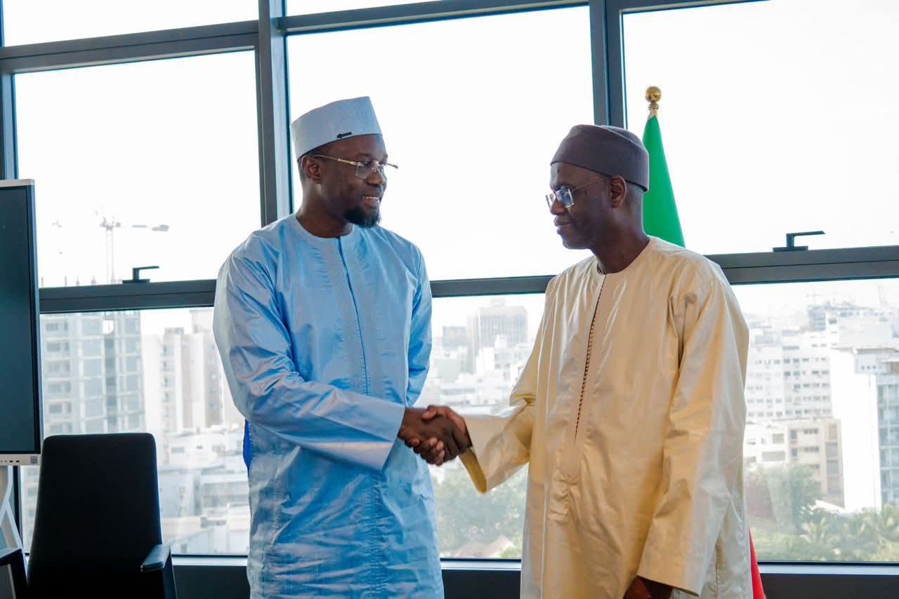 Senegal government handover images