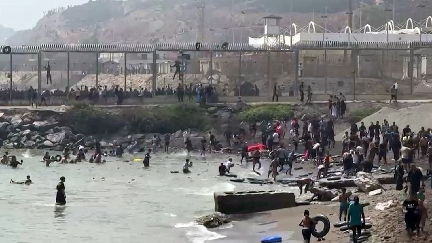 Massive migrant influx at Ceuta sparks political tensions between Spain and Morocco