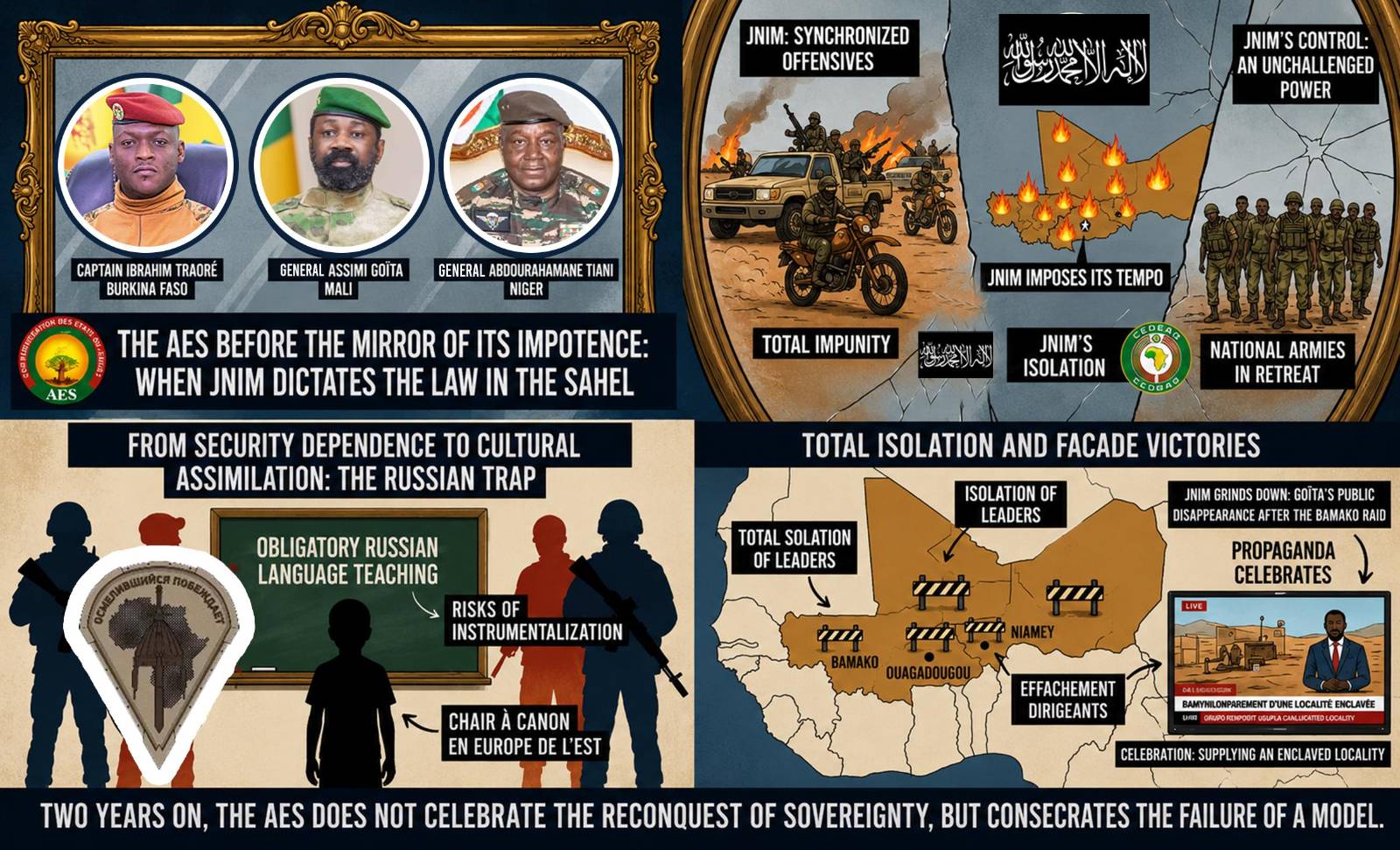 Sahel juntas struggle as terror groups tighten grip on power