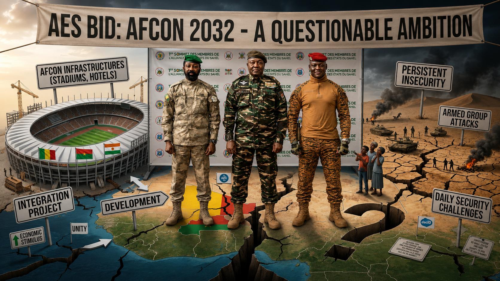 Burkina Faso, Mali and Niger bid for 2032 Afcon amid persistent insecurity