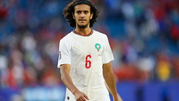 Ayyoub Bouaddi in action
