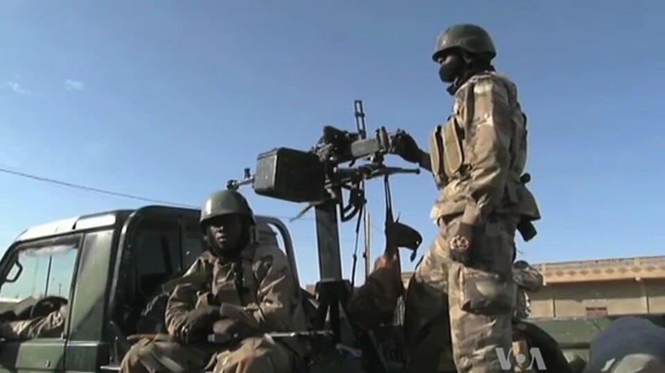 Malian soldiers in Gao in 2013