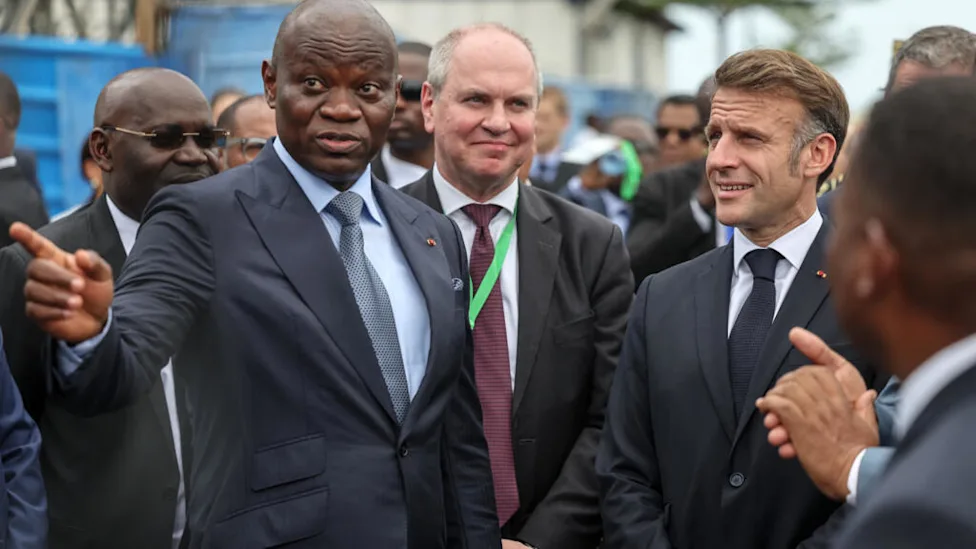 Gabon president Brice Oligui Nguema in France