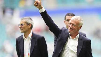Didier Deschamps during France vs England match, July 18, 2026, in the World Cup third-place playoff in Miami