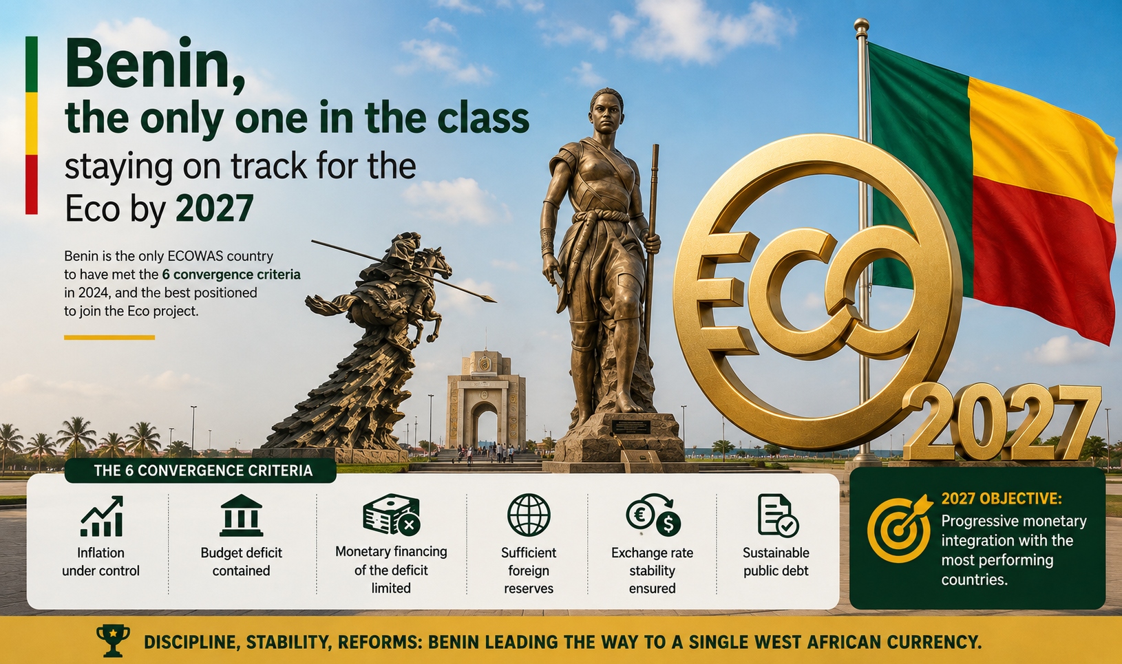 Benin leads west african eco convergence ahead of 2027 launch