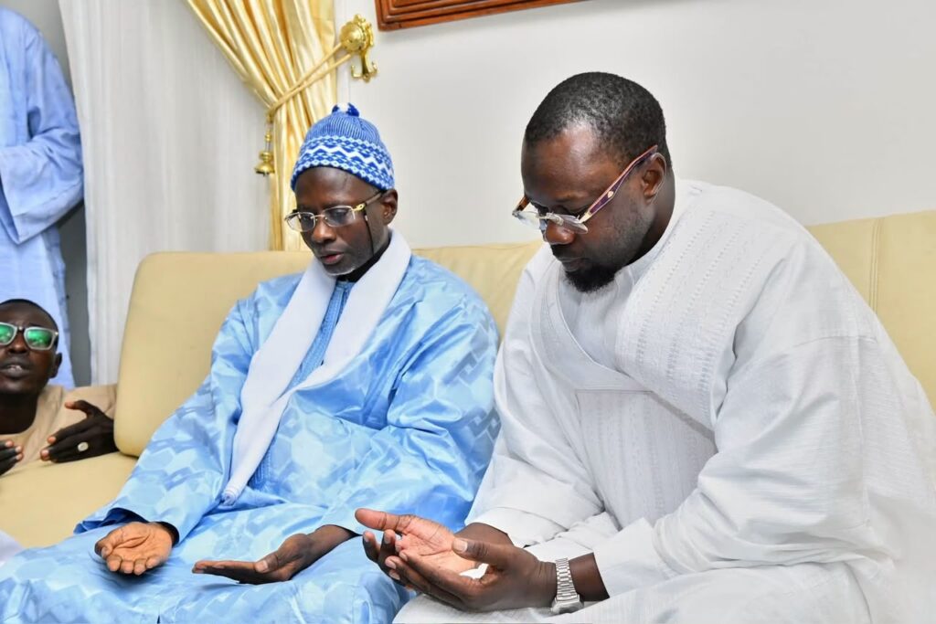 Ousmane Sonko concludes Touba visits, highlights religious leaders’ peace efforts
