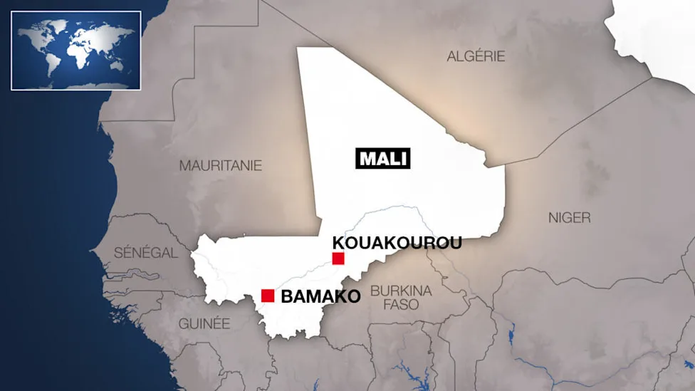 Displaced families from Kouakourou in Mali