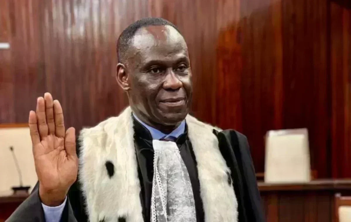 Ousmane Diagne at the Constitutional Council presidency ceremony