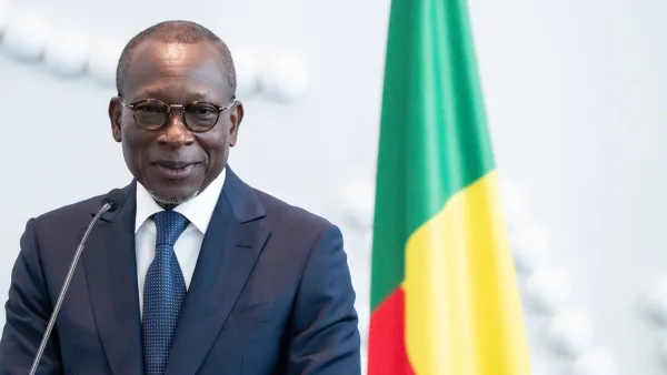 Former Bénin President Patrice Talon, now President of the Senate