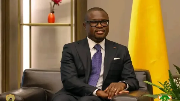 Romuald Wadagni during an official visit to Niamey on June 3, 2026