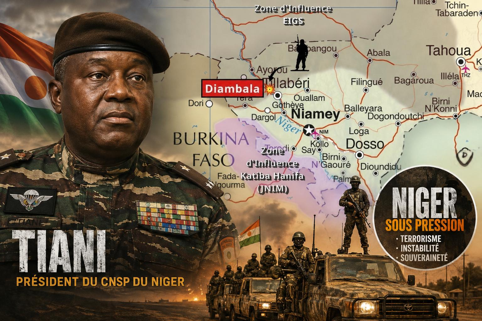Tillabéri faces deadly raids as military rulers campaign for General Tiani in Niamey