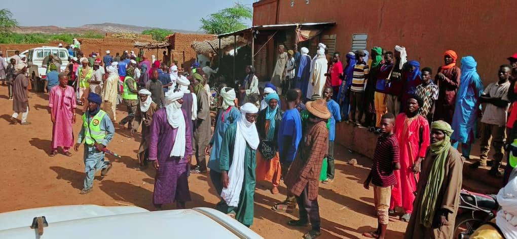 Authorities addressing herders during operational briefing